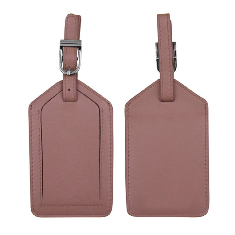 Leather Luggage Tag | Mauve